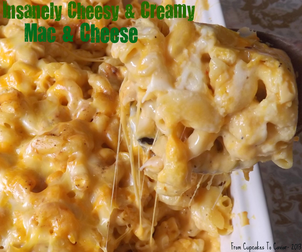 Insanely Cheesy And Creamy Mac & Cheese From Cupcakes To Caviar